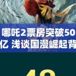 哪吒2票房突破50亿 浅谈国漫崛起背后的技术与人情