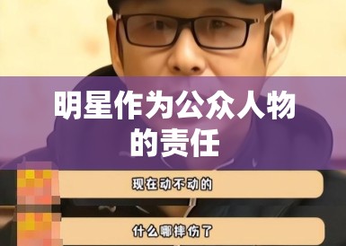 明星作为公众人物的责任