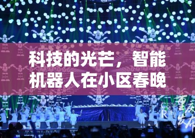 科技的光芒，智能机器人在小区春晚的舞台